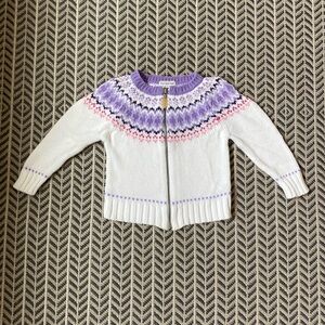 COVINGTON Zippered Sweater Size 3T